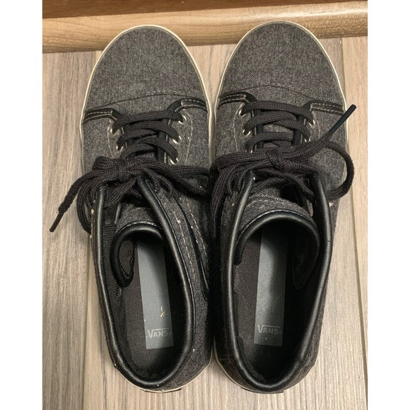 Vans Hadley Skateboarding Women's Size 6.5 Hi-Tops Gray Fashion Sneakers - Picture 8 of 11